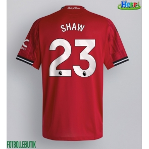 Manchester United Luke Shaw #23 Hemmatröja 2025-26 Kortärmad